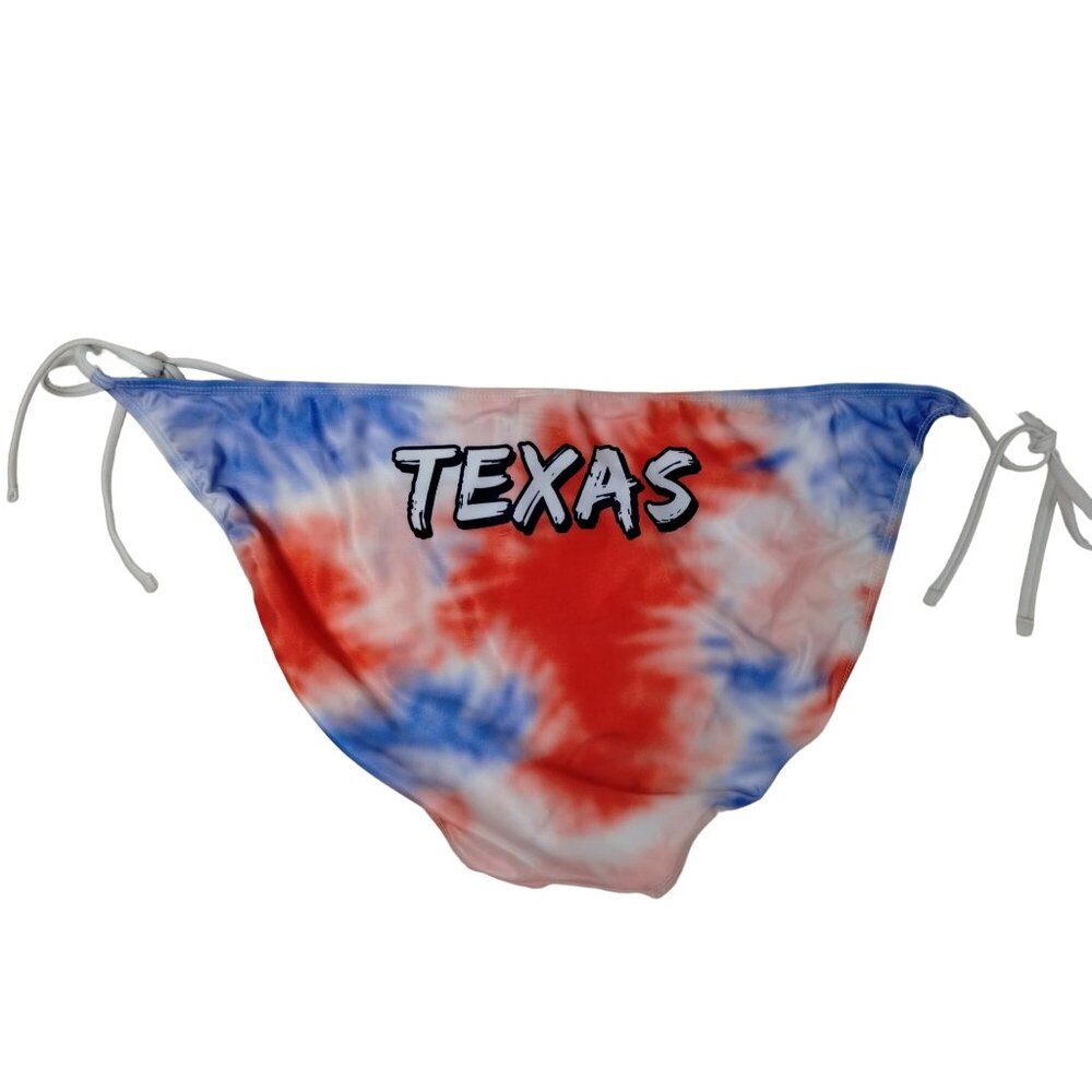 Creative Apparel Concepts Womens 2XL Texas Red White Blue String Bikini Bottoms